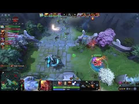 Kiyotaka Lina Mid Perspective - Pub game with Laning Phase - 7.33b Patch #dota2 #dota2gameplay