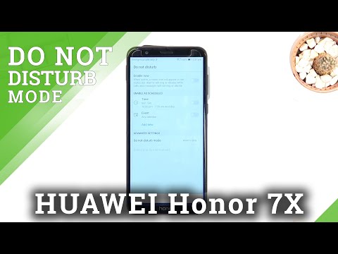 How to Enable Do not Disturb in Honor 7X - Set Up DND