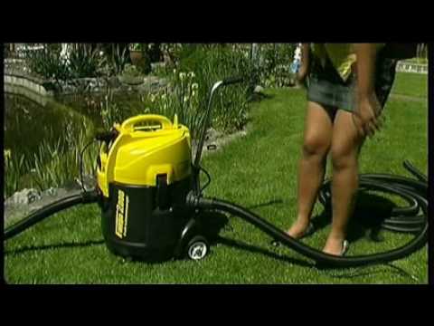 Teichsauger Teichreinigung Schmutzwasser Fango 2000 schaffts!