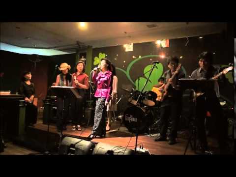 If we hold on together  by Khun Rachanee Ong suk  & Lucky band @Happy Eagle