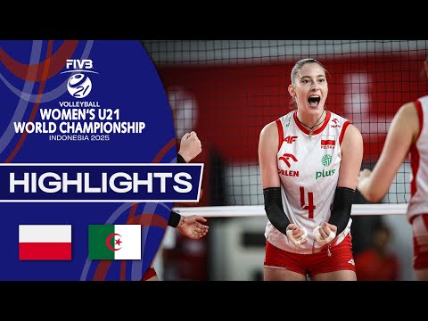Poland 🇵🇱 vs. Algeria 🇩🇿 - Women's U21 World Champs 2025 - Highlights