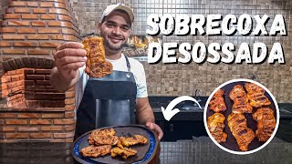 COMO DESOSSAR A SOBRECOXA DO FRANGO | Sobrecoxa desossada assada na churrasqueira