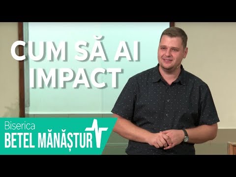 Cum să ai impact | Bogdan Prejban