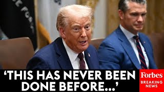 BREAKING NEWS: President Trump Holds Marathon Cabinet Meeting, Takes Question After Question