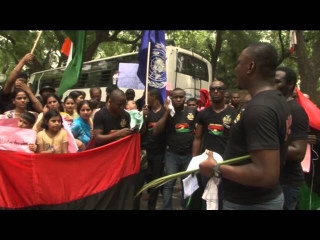 BIAFRANS IN INDIA ON MEMORIAL OF OUR HEROES 30TH MAY,2014. PART 1
