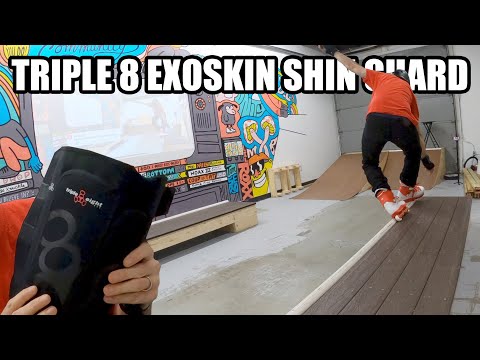 Triple 8 Exoskin Shin & Whip Guard for Aggressive Inline Skating