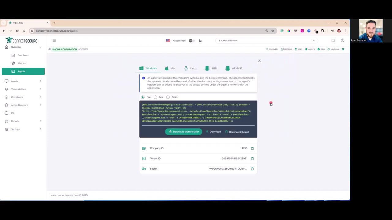 How To: Install ConnectSecure V4 Agent