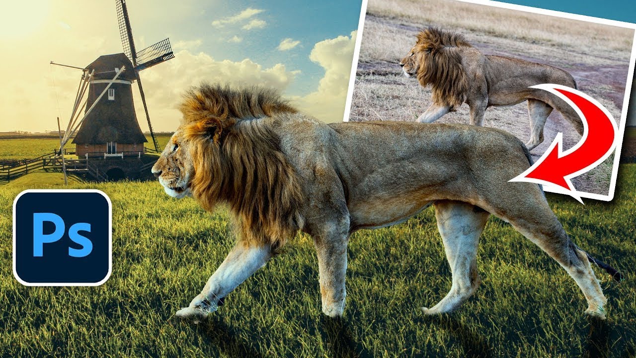 How to Combine Photos in Photoshop for beginners (compositing)