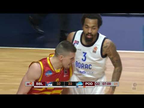 ABA Liga 2 2020/21 highlights, Quarterfinals Round 1: Borac - Podgorica (19.4.2021)