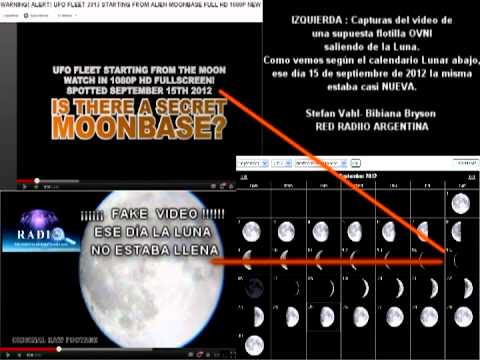 " UFO FLEET 2012 STARTING FROM ALIEN MOONBASE " DEBUNKED