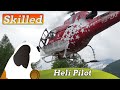 Spektakuläre Air Zermatt Helilandung Auf Der Guggialp