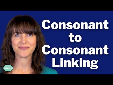 Speak Clear English! Consonant to Consonant Linking