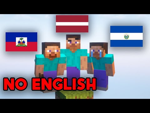 One Block Skyblock But We Only Speak Our Native Language
