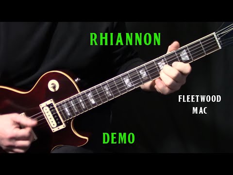 how to play "Rhiannon" on guitar by Fleetwood Mac | DEMO