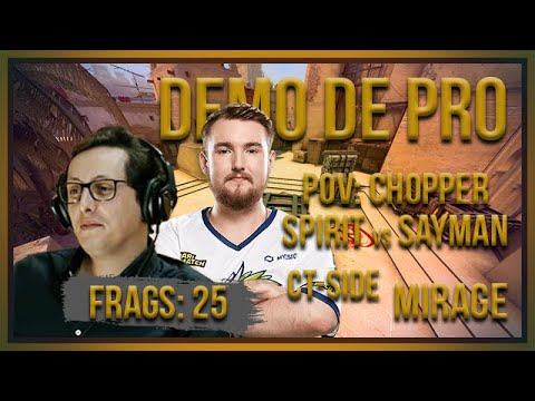 [PT] zorlaK Analisa: PoV CHOPPER - SPIRIT vs SYMAN - MIRAGE (CT SIDE)  [Demo de Pro]