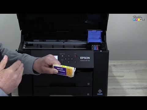 Video thumbnail: Installing 405 Series Refillable Cartridges In An Epson Wf 7300 Series Printer