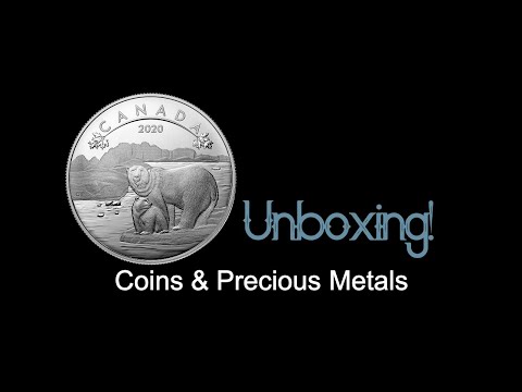 Unboxing 2020 Royal Canadian Mint - O Canada - Polar Bears - 1st of 6 Coin Set