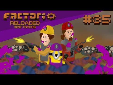 Biter Defence Patrol! ⚙ Factorio Reloaded: Mad Tracks | | E35