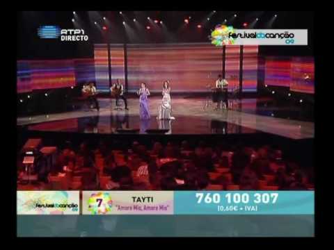 Festival da Canção 2009 - Tayti (High Quality)