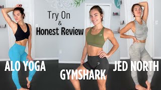 Yoga Activewear Sets Try On Haul & HONEST REVIEW | Alo Yoga, Gymshark,