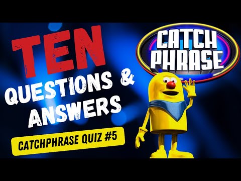 Catchphrase Gameshow Quiz Challenge l Say What You See Dingbat Challenge