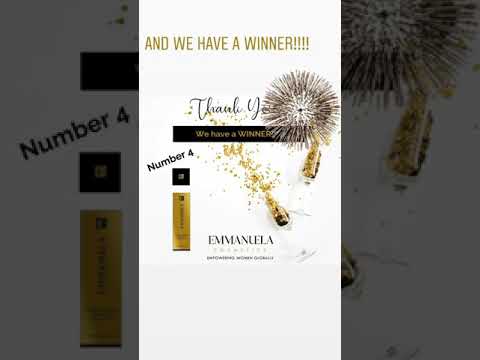 Emmanuela Cosmetics Product Package Winner