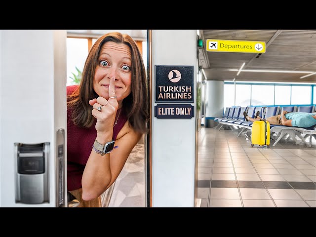 Travel vlog - We Slept in Istanbul's Secret Airport Hotel (Turkish Business Class experience)
