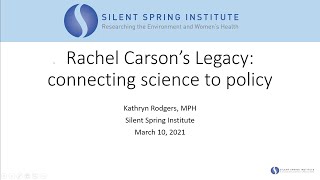 Kathryn Rodgers - Green Science Policy Science and Communication Strategy Workshop