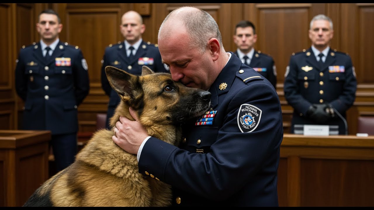 Policier condamné demande un dernier adieu à son K9, ce qui suit est à couper le souffle !