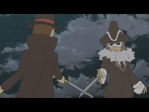Professor Layton sword fighting for 6 minutes