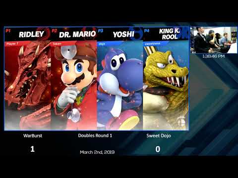 WarBurst vs Sweet Dojo - Red River Riot Doubles - March 2nd, 2019 - Super Smash Bros Ultimate