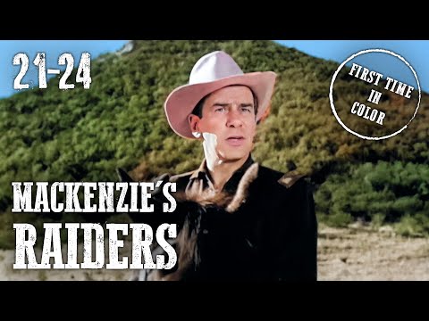 Mackenzie's Raiders Compilation Part 6 | Colorized | 4K | Western Series