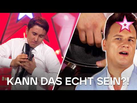 Video Thumbnail: Azamat kann eine PFANNE verbiegen? 😳💥 I Staffel 7 I Das Supertalent