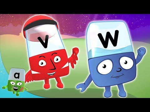 Alphablocks - The Letters V & W | Learn to Read | Phonics for Kids | Learning Blocks