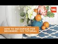 How to Decoupage for Beginners – DIY Tutorial | Hobby Lobby®