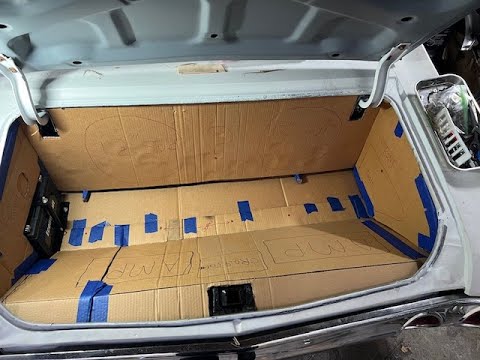 71 chevelle trunk enclosure and window trim clips install