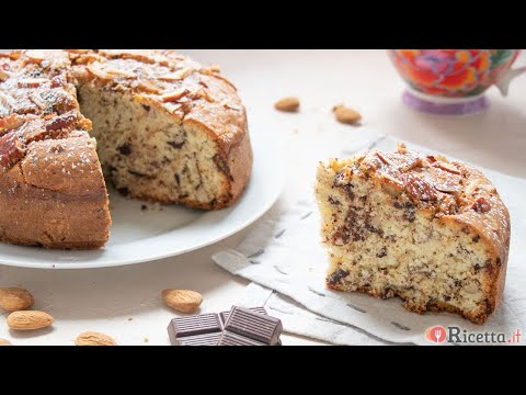 Torta alle mandorle e cioccolato (dolce rustico) - Ricetta.it