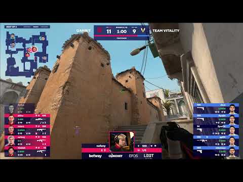 Zywoo amazing deagle ace against Gambit | CSGO