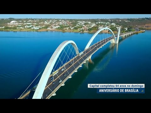 Senadores homenageiam Brasília nos 64 anos da capital