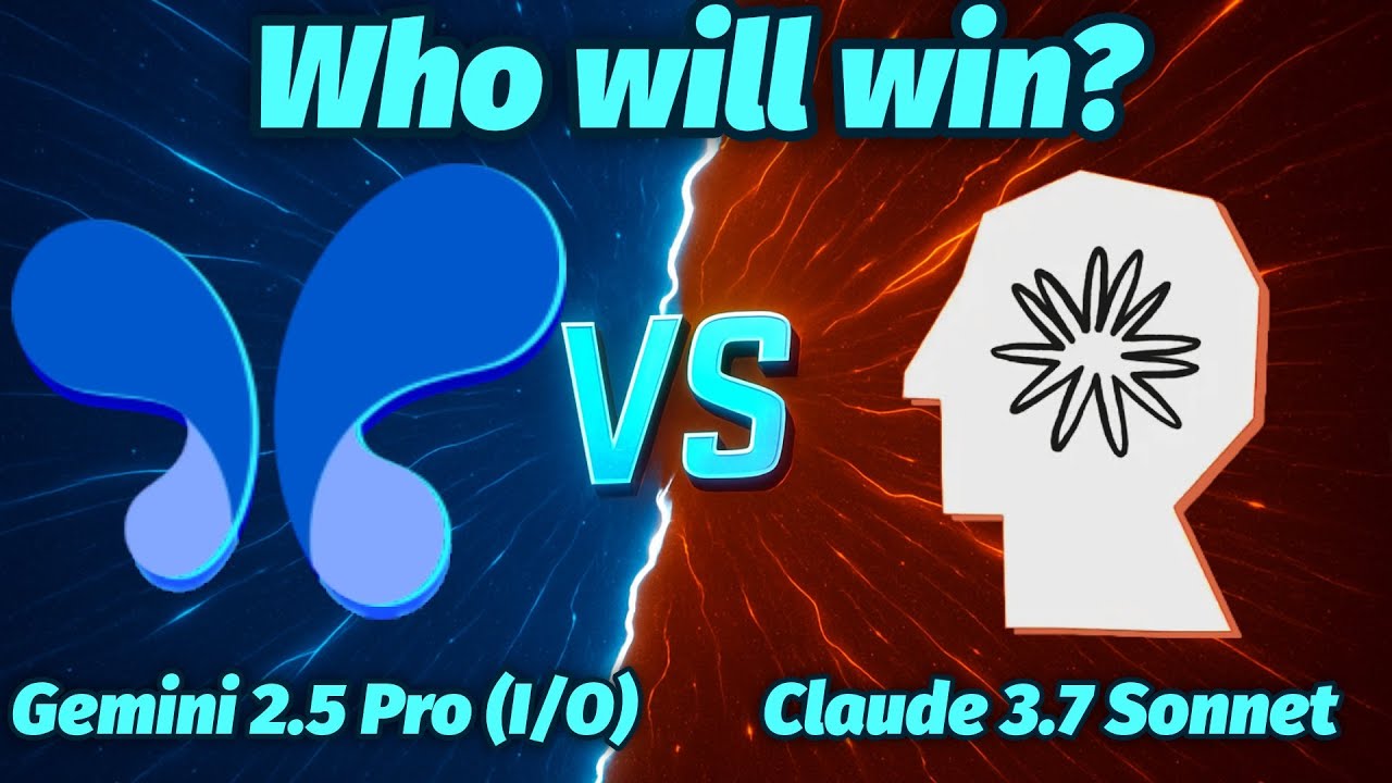 Gemini 2.5 Pro (I/O Edition) vs Claude 3.7 Sonnet (thiinking) Who will Win?