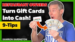 Restaurants: How To Turn Gift Cards Into Cash!