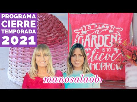 Manos a la Obra 2021 Programa 48 Pintar  Mimbre - Efecto Degrade - Almohadones con textura