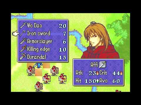 Fire Emblem 6 Chapter 20Ax Epic speedrun LTC, 1 turn clear (no clickbait),