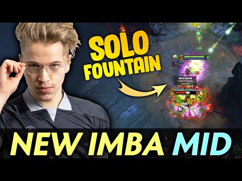 Topson Found NEW IMBA MID — SOLO Fountain Dive IMMORTAL RAID BOSS