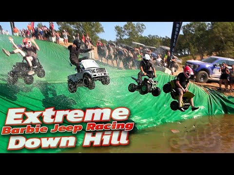 EXTREME DOWNHILL BARBIE JEEP RACING at Visions Offroad 2022