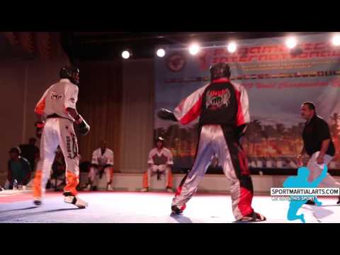 2015 Pan Americans - Leautry Bruner v Jim Haymore - Mens Team Sparring