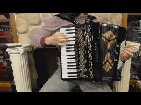 BRAN66CLBK - Black Brandoni 66 Classic Piano Accordion LMM 34 78 $3999