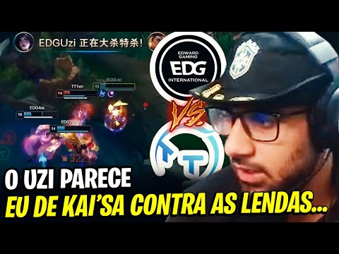 ABSOLUT REAGE AOS HIGHLIGHTS: EDG vs TT | JOGO 1 e 2 | LPL Spring Season 2023 W6D2