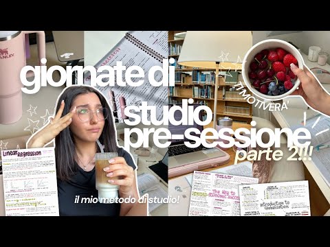 VLOG STUDIO sessione estiva 📓🎧 | metodo di studio, produttività & #dailyvlog