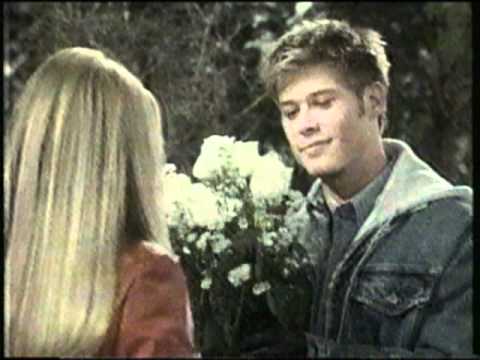 Lucky gives Maxie a rose on Valentine's day 2001